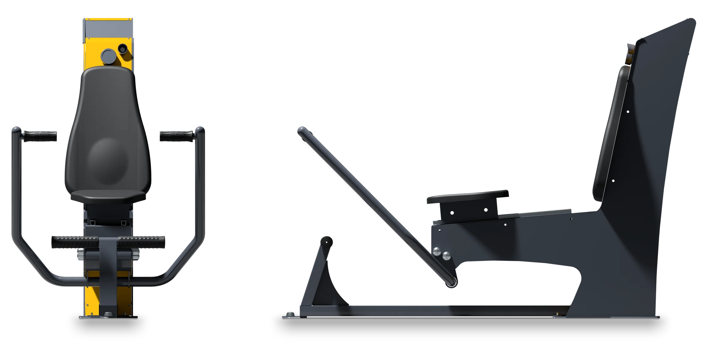Rowing Machine - Fitness equipment with USB charging — Rendering