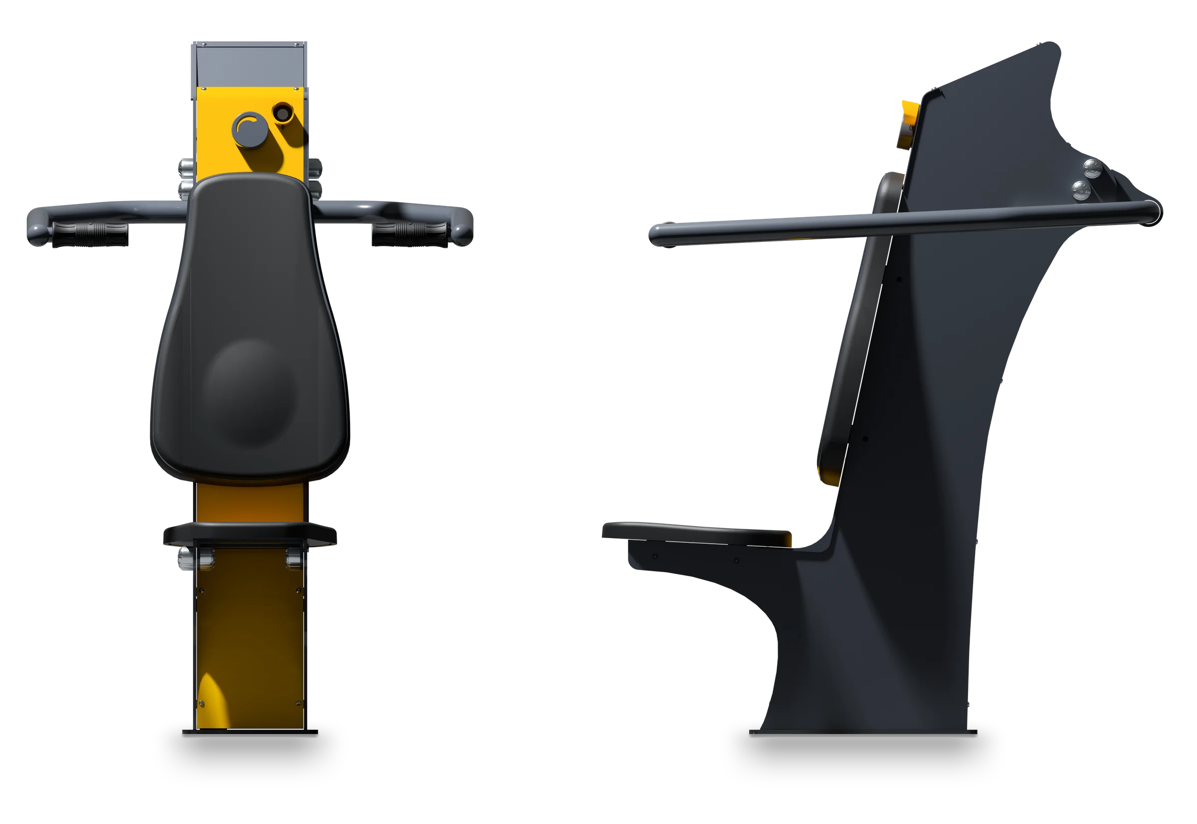 Shoulder Press - Fitness equipment with USB charging — Rendering