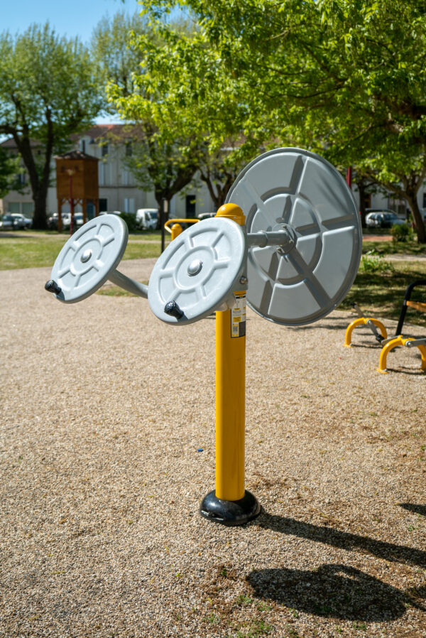 Tai Chi Wheel + Big Wheel - Outdoor Fitness Equipment