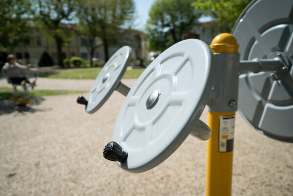 Tai Chi Wheel + Big Wheel - Outdoor Fitness Equipment