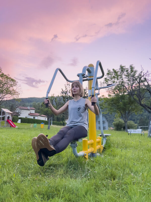 push + pull - outdoor fitness equipment