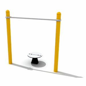 The balance platform is the ideal piece of equipment for seniors who wish to work on their balance.