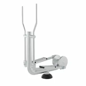 vélo elliptique - appareil de fitness en inox