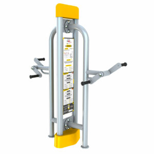 kołowrotek dostępny dla seniorów oraz osób o ograniczonej sprawności ruchowej