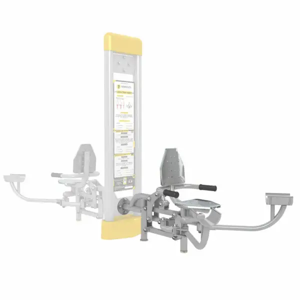 Seated Adductor - Outdoor Fitness Stations