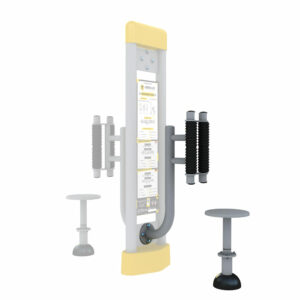 Seated massager for Herkules Fitness Outdoor Fitness Station