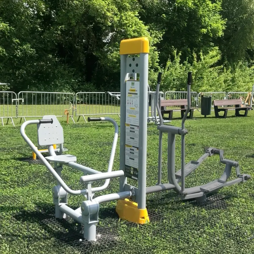 station de fitness extérieur rameur herkules