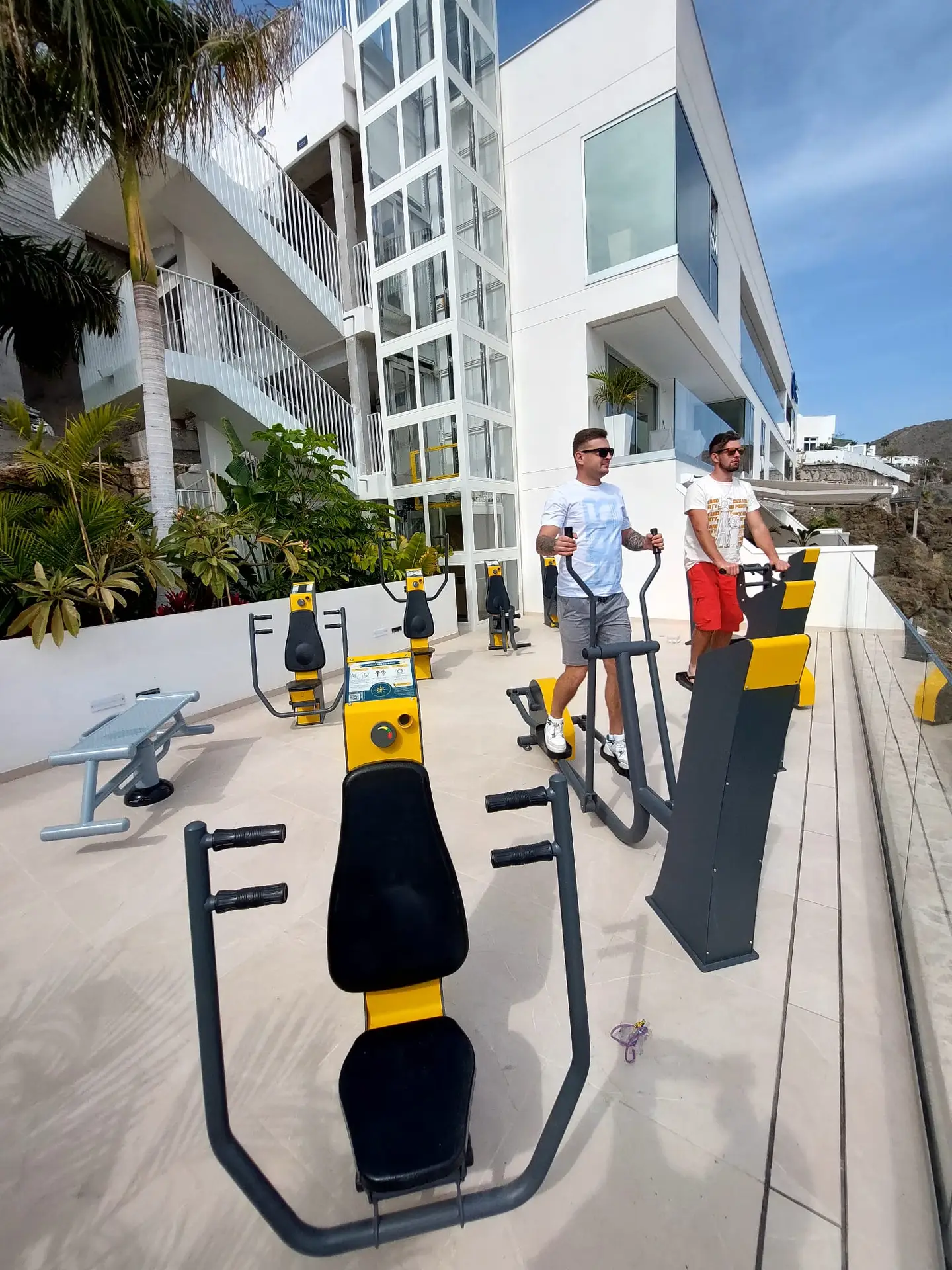 aire de fitness en entreprise