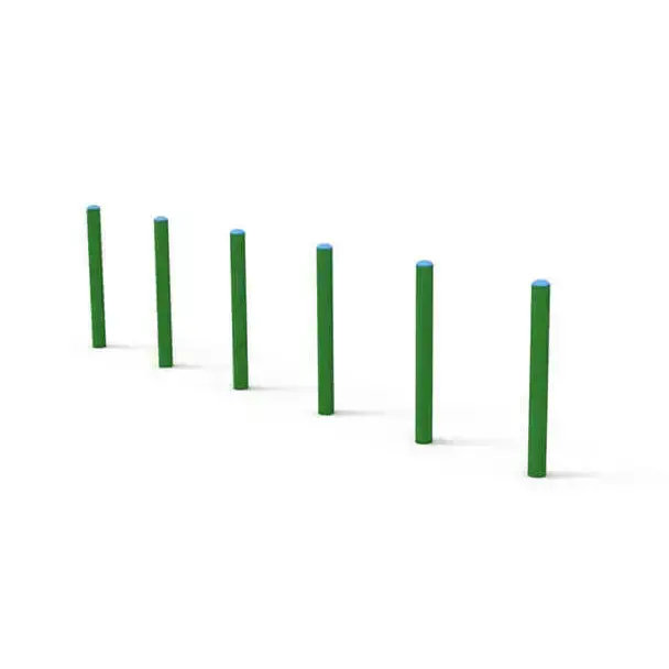 Slalom - Dog Agility course