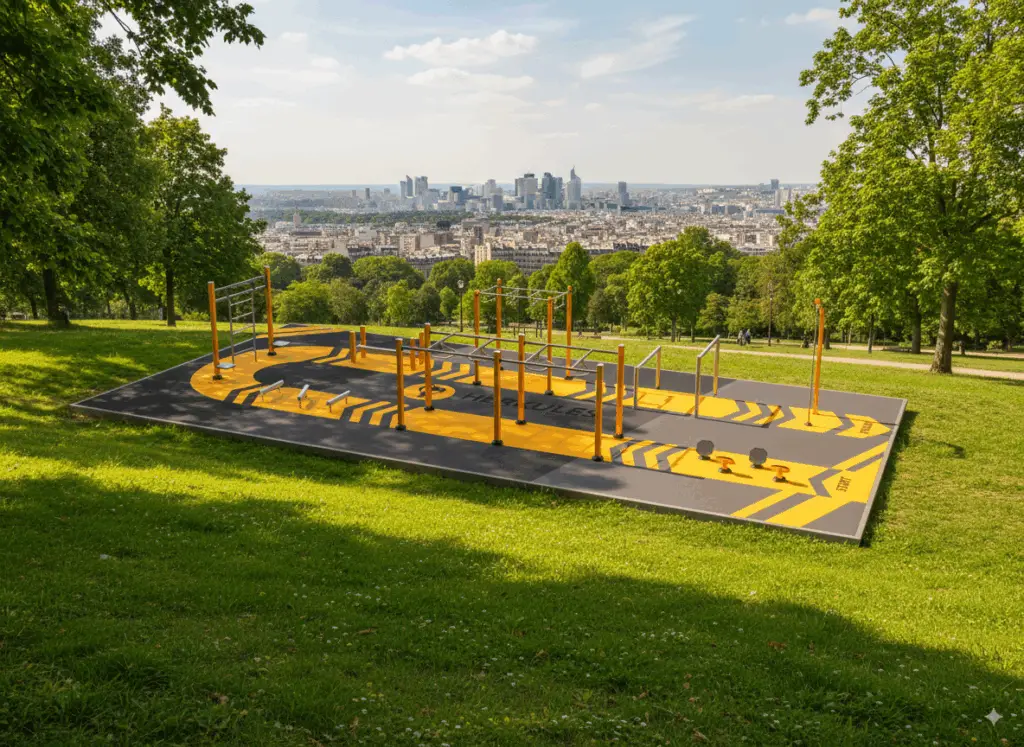parcours ninja extérieur