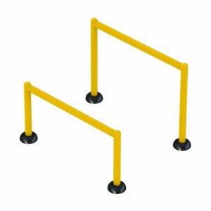 Obstacle Ninja extérieur Herkules NJA-07 Poutre Dessus Dessous, structure en acier galvanisé pour franchissement alterné dessus/dessous en plein air.