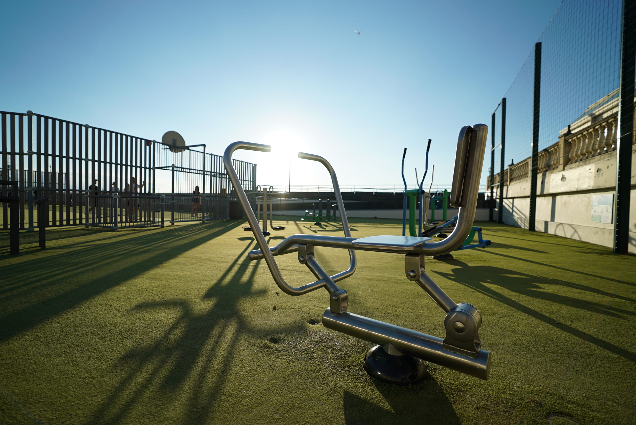 fitness extérieur bord de mer