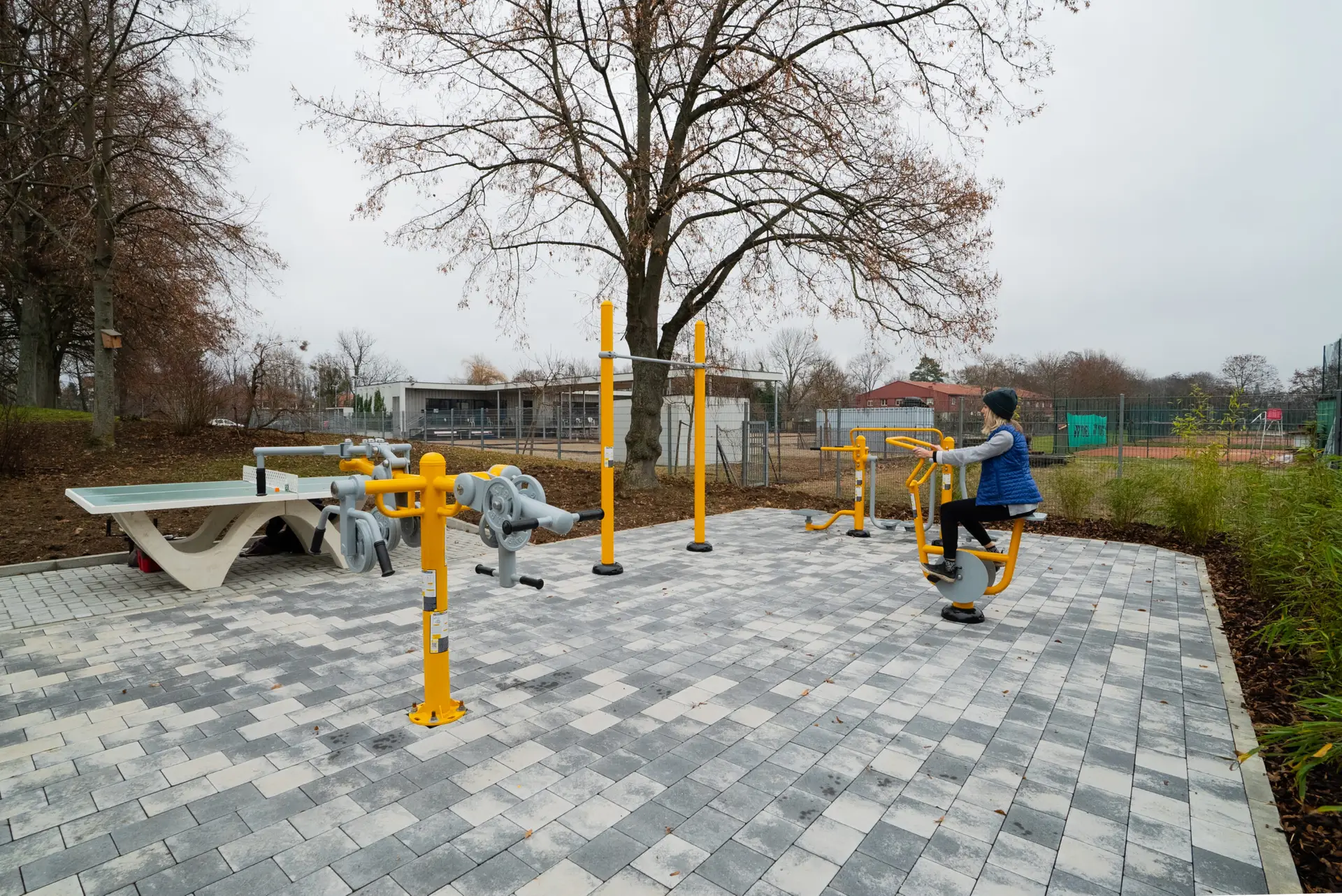 Fitness extérieur inclusif au CEJS