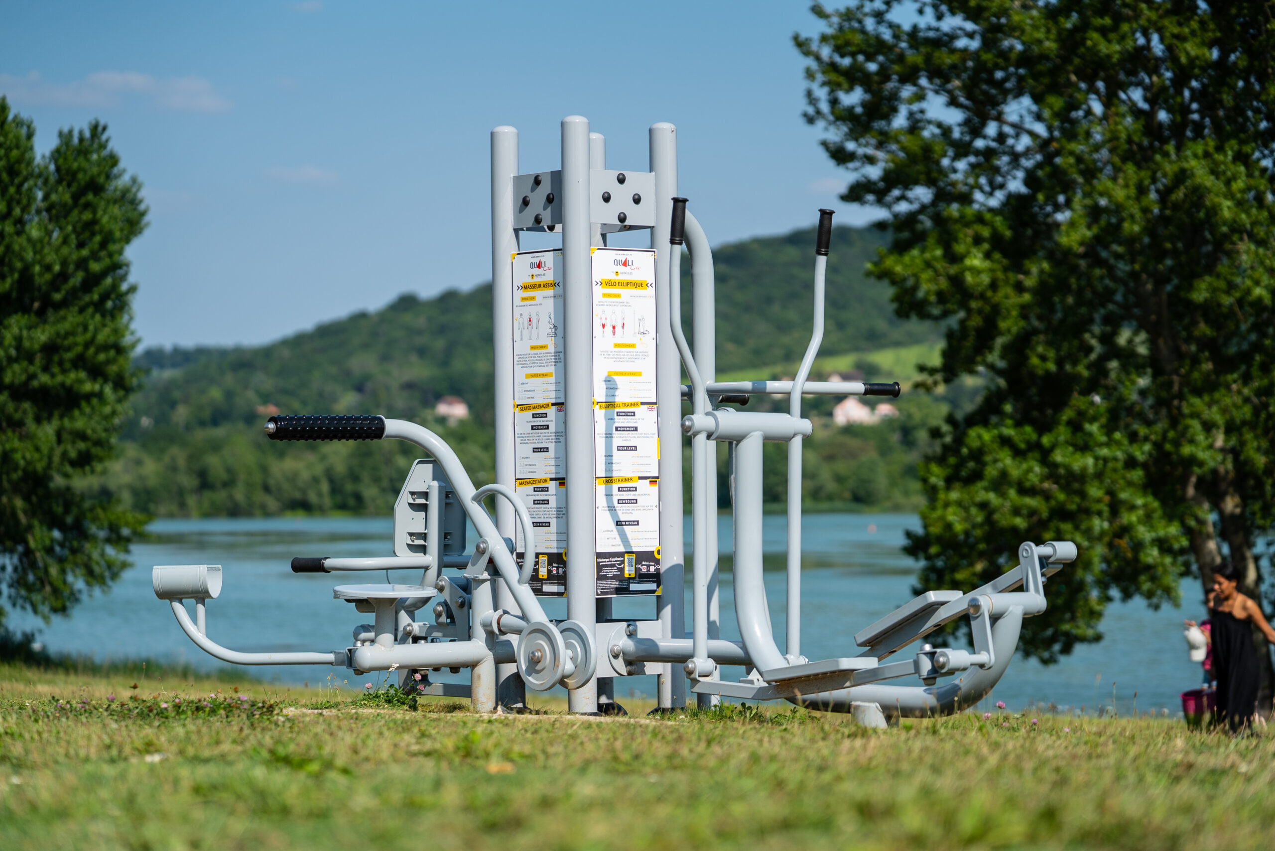 Pylone quadruple de la gamme fitness mix