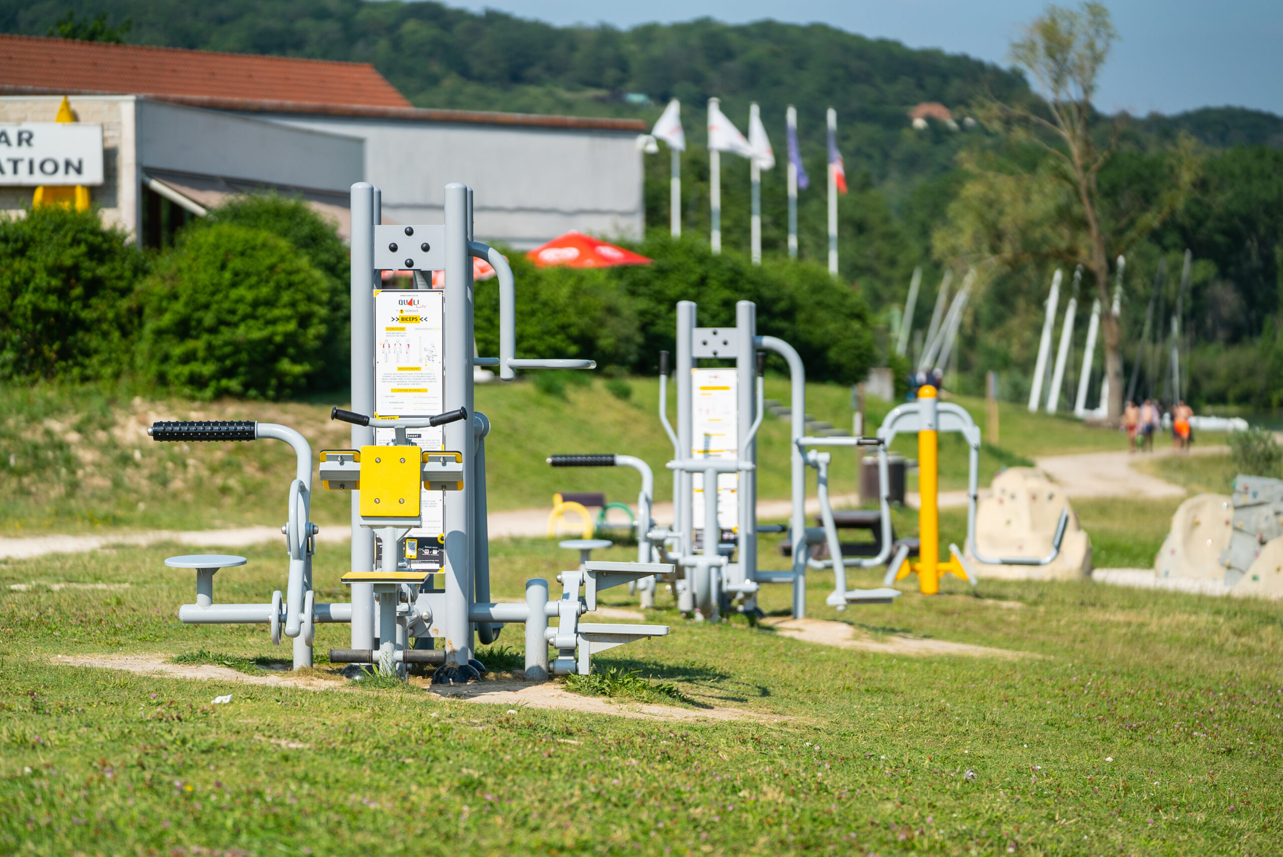 Agrès de la gamme fitness mix intergénérationnel