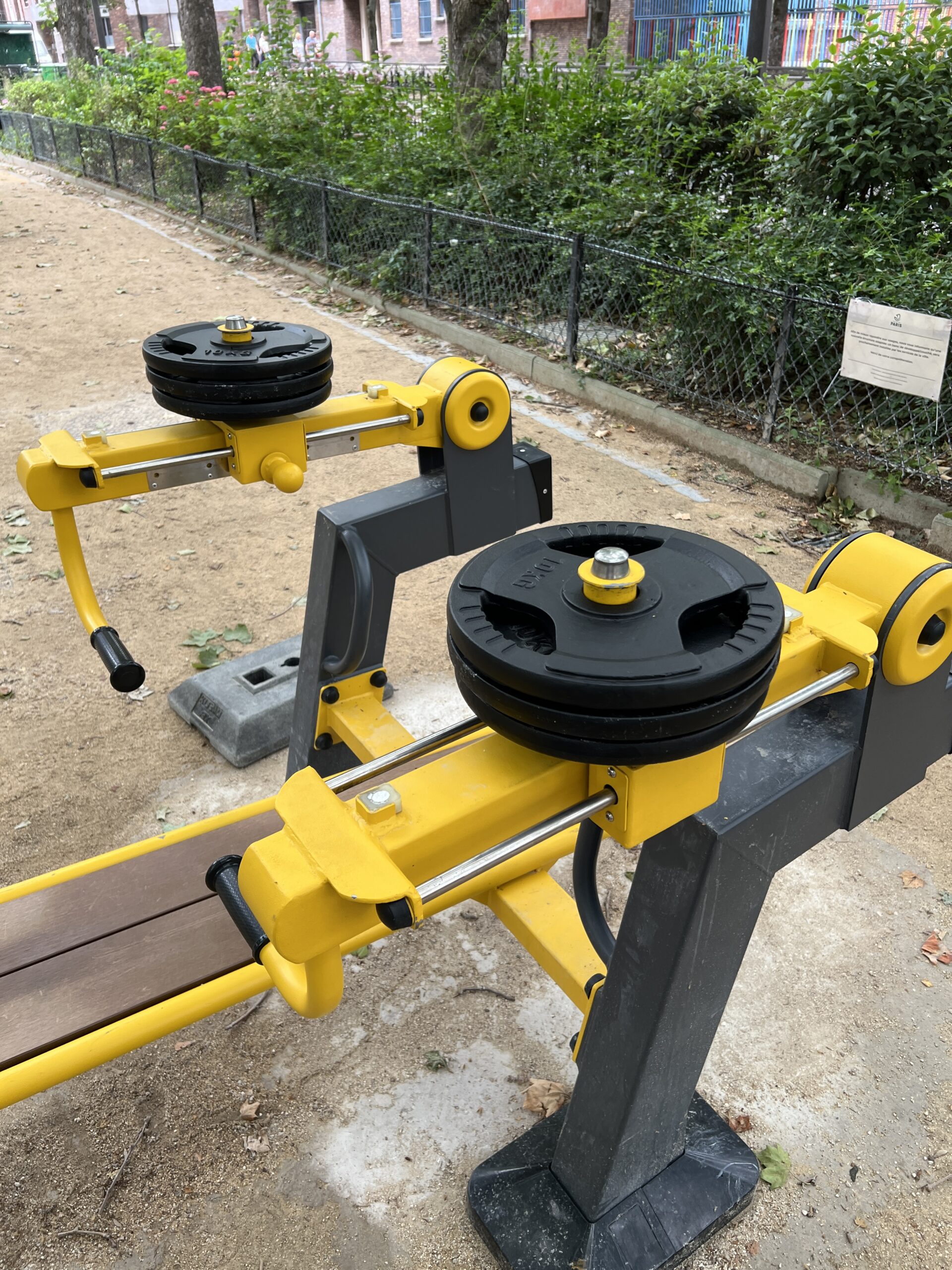 Bench press à charge réglable